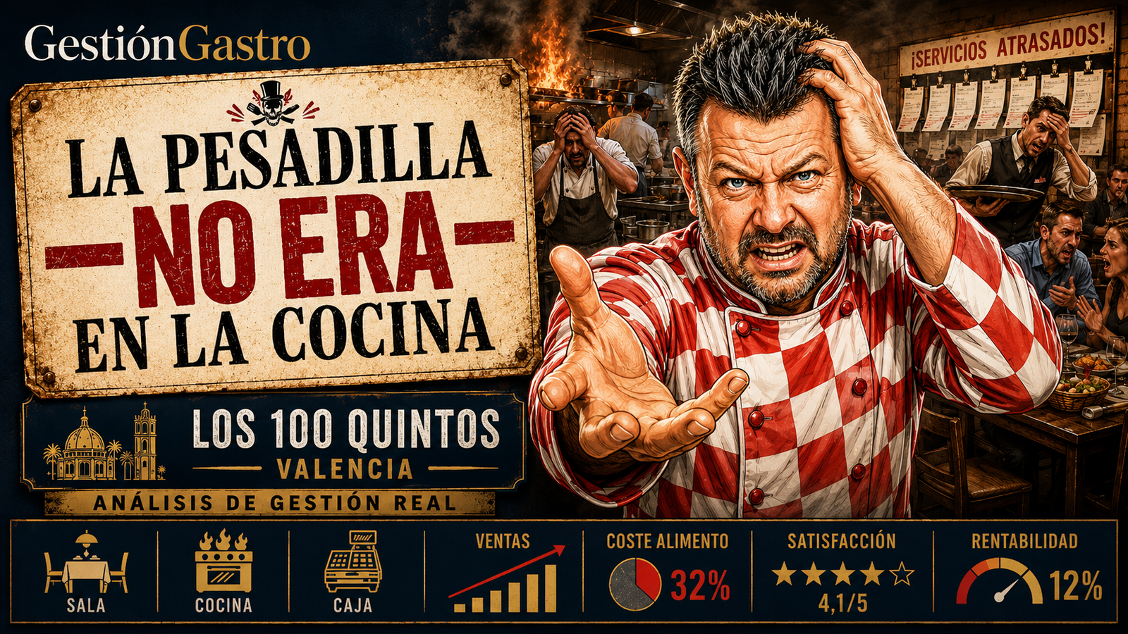 Pesadilla no era en la cocina…