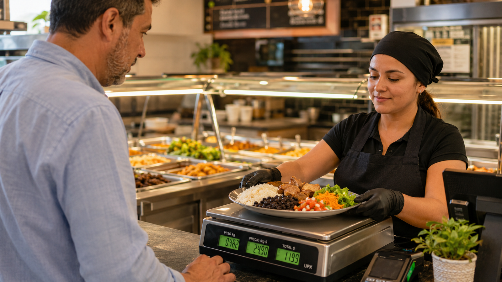 El buffet por peso: sencillo para el cliente, complejo para el escandallo